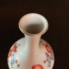 有田焼　一輪挿し　梅柄　花瓶　小さめ　有田工芸　箱無しの画像