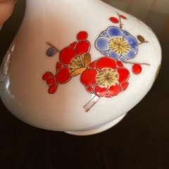 有田焼　一輪挿し　梅柄　花瓶　小さめ　有田工芸　箱無しの画像