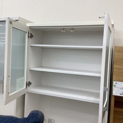 2枚扉レンジボード ホワイトの画像