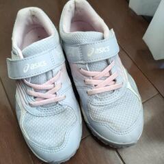 アシックス スニーカー 19cmの画像