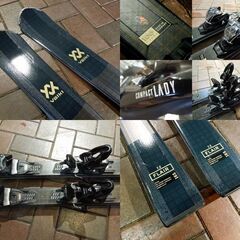 VOLKL FLAIR 7.2 165cm カービングスキー マーカー調整ビンディング付き板 サロモンポール スキーバッグセット フォルクル 札幌市 新道東店の画像