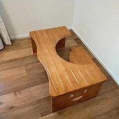 踏み台　子供　トイレ等　天然木　の画像