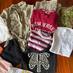 【お家フリマ】1着100円　Tシャツ　長袖　スカート　レギンス等の画像