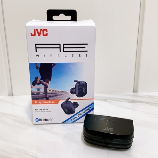 【左のみ使用可能】JVC 完全ワイヤレスイヤフォン HA-AE5T-B