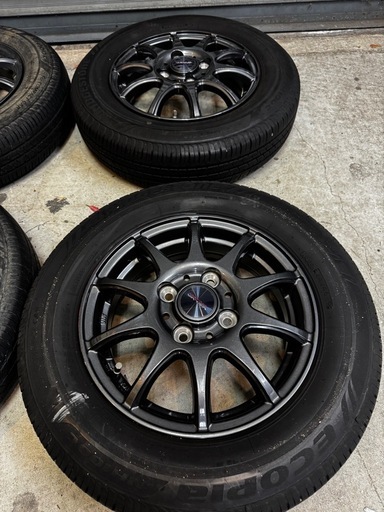 軽カー用13インチ
　タイヤ&ホイール4本セット