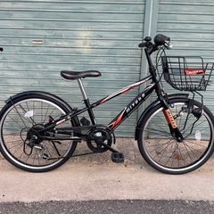 安全整備士組立　リサイクル自転車　ジュニアマウンテン　20インチ　6段変速