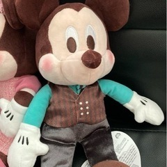 新品、未使用　ミッキー&ミニー　ルビー&ミントショコラペアぬいぐるみの画像