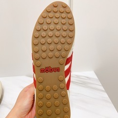 ★新品‼︎★möbus ホワイト/レッド スニーカーの画像