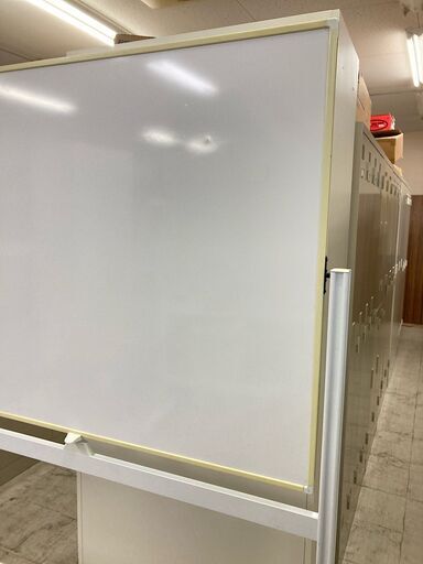 中古ホワイトボード両面自立式脚付キャスター付1200×900②愛知一宮市江南市稲沢市名古屋岐阜各務ヶ原岐南町羽島三重グッドプライス一宮 (GP一宮)  一宮のオフィス用家具《ホワイトボード》の中古あげます・譲ります｜ジモティーで不用品の処分