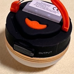 新品未使用　充電式 ledランタン アウトドア携帯キャンプ用品　応急 防災 停電用の画像