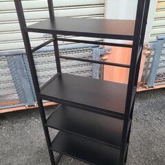 COOL👍️なスチール製の黒い棚