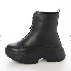 ジッパーブーツ 未使用 23.5の画像