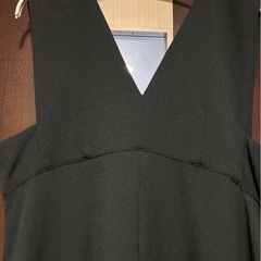 値下不可 新品 アーバンリサーチドアーズ ハイウエストジャンパースカート 黒の画像