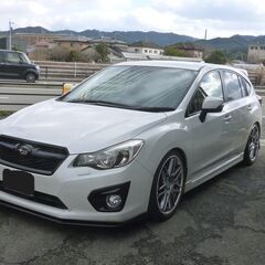 格安・売切り　２４年 インプレッサスポーツ　２．０i-S　　車検付　7年7月30日　アルミ　車高調　事故歴無し　乗って帰れますの画像