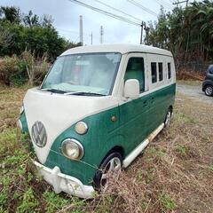 スズキエブリフロントガラスひび割れの為安く譲ります。の画像