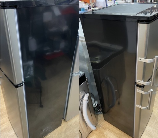 アズマ 冷蔵庫 136L MR-ST136A 20年製 シルバー ブラック キッチン家電 0129-024