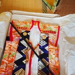 秀峰作 12号極上大将＋御弓太刀飾り＋陣羽織 五月人形 平飾りセットの画像