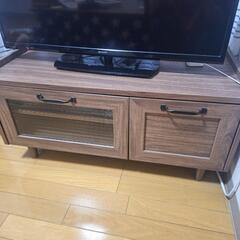 【決定】美品■テレビ台 ローボード ダークブラウン 引き出し収納...