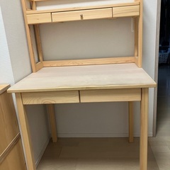 キシル　勉強机　机棚　椅子　セット