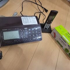 FAXつき電話　子機１台つき(お取引中)