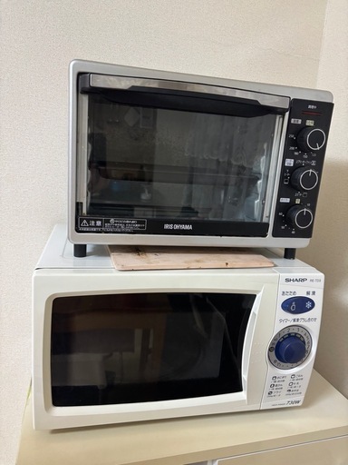電子レンジとオーブントースター