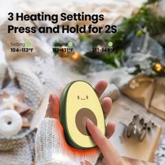 【新品】アボカド　充電式カイロ ハンドウォーマーの画像
