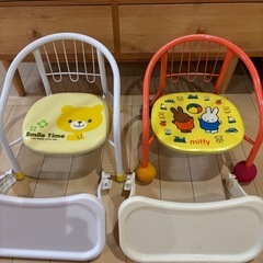 ベビー チェア　お話し中です。チャイルドチェア　テーブル　椅子