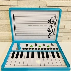 ヤマハ音楽教室 YAMAHA 幼児科キット マグネットボード スクール 中古音符の画像