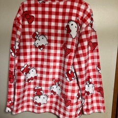 　未使用　キティちゃん　パジャマ　2XL レディースの画像