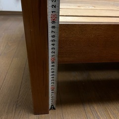 木製シングルベッドフレームの画像