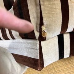 かわいいデザインのローソファの画像