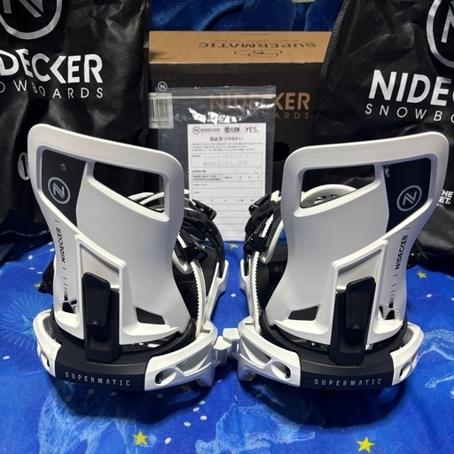 nidecker supermatic23-24 ホワイト Nidecker supermatic 23/24