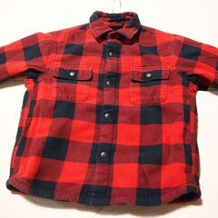 UNIQLO（ユニクロ） チェック レッド＆ブラック ２着 試着可の画像