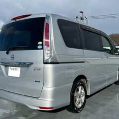 仙台☆H24セレナ4WDハイウェイスター.車検取り立て！内外キレイ！夏タイヤホイール付き！アイドリングストップ！の画像