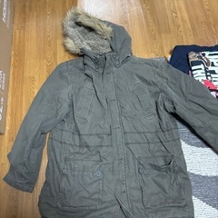 古着ミリタリーコート2XL