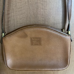 BURBERRY　レザー ミニ ショルダーバッグの画像