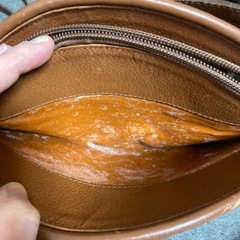 BURBERRY　レザー ミニ ショルダーバッグの画像