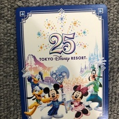 ディズニー25周年　缶とカード