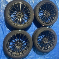 WEDSホイール（中古サマータイヤ付き） 18X7.5J +45...