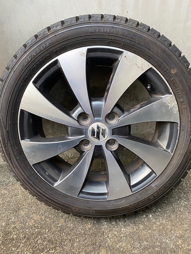 23年製WINTER MAXX WM02 165/55R15スズキ純正ホイール付