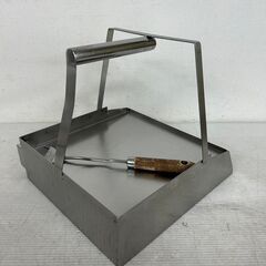 【焼肉】 焼き網用 網ホルダー ② 網キャリー 網交換かご 網グリッパ付 業務用 店舗用品 N0627の画像