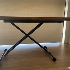 昇降テーブル　ダイニングテーブル　ローテーブル　テーブル　の画像