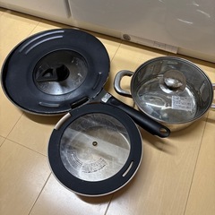 （取引中）カインズフライパン　　と　小鍋