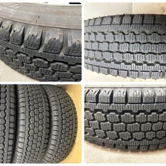 145R12LT JECT スタッドレスタイヤ 4本 ブリヂストンの画像