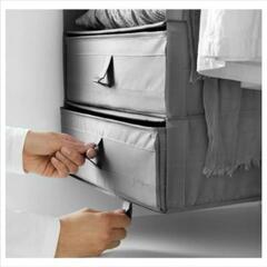 IKEA スクッブ ボックス　ブラックの画像