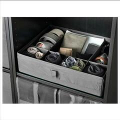 IKEA スクッブ ボックス　ブラックの画像