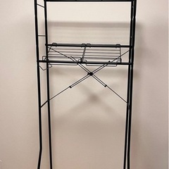 【決定しました】洗濯機ラック　ブラック　ニトリ
