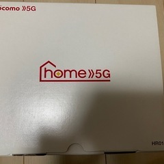 docomo・ホーム5G・HR01の画像