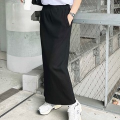 【セール】リブタイトロングスカートの画像