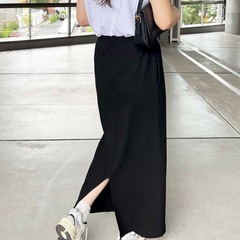 【セール】リブタイトロングスカートの画像